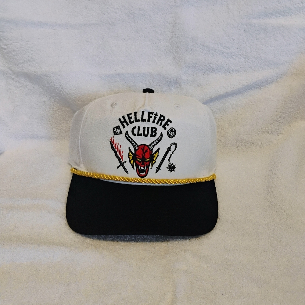 Stranger Things Netflix Hellfire Club Baseball Adjusable Cap, Unisex